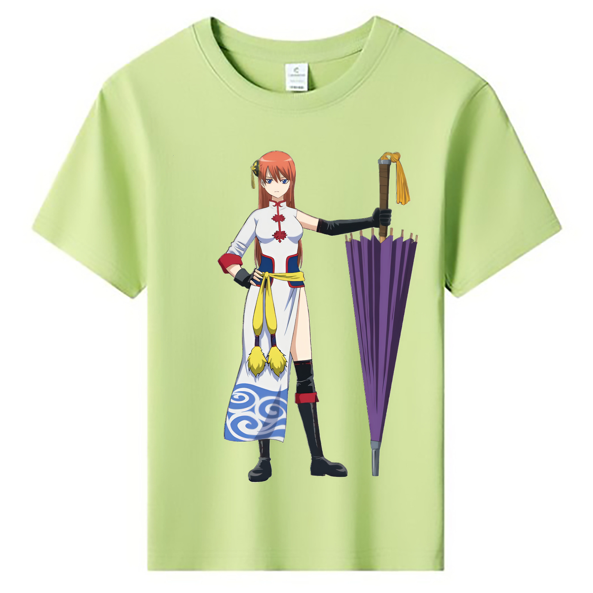 （画像用） ぎんたま 坂田銀時（さかたぎんとき） 神楽 志村新八（しむら しんぱち） GINTAMA Sakata Gintoki Kagura Shimura Shinpachi 綿100％キッズTシャツ（フロントプリント）